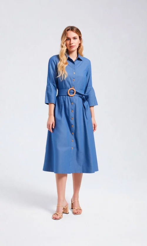Vestido mujer unicolor