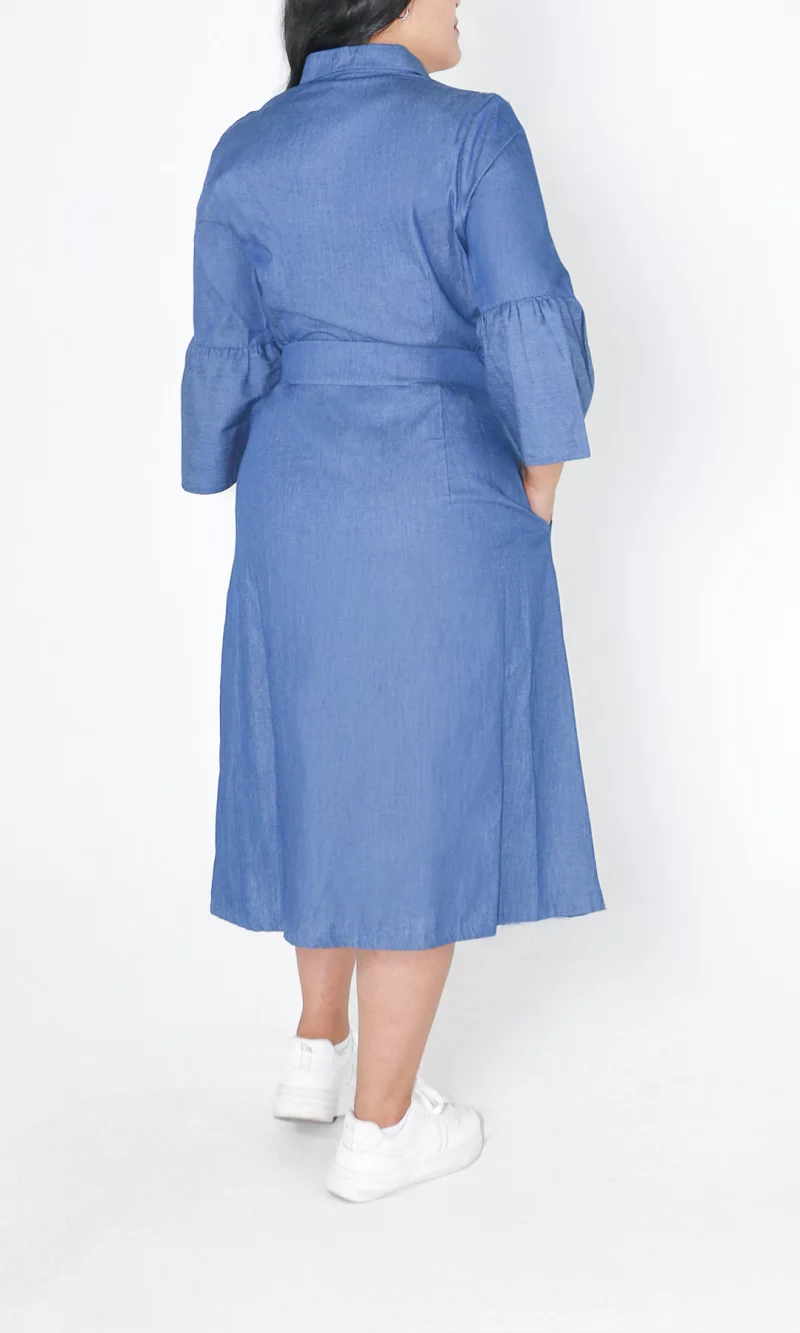 Vestido mujer unicolor - Imagen 3