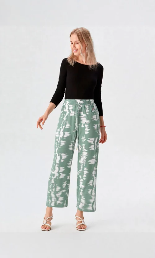 Pantalón mujer estampado