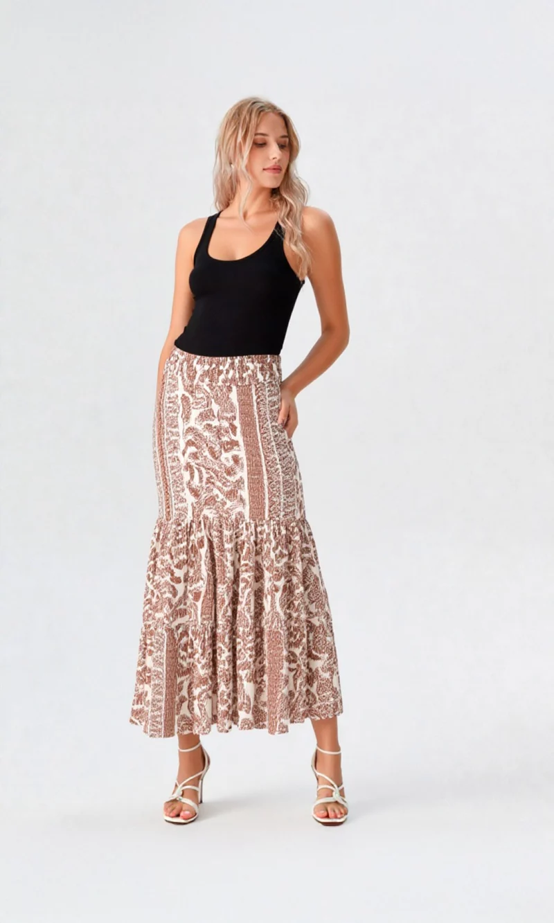 Falda mujer estampada - Imagen 2