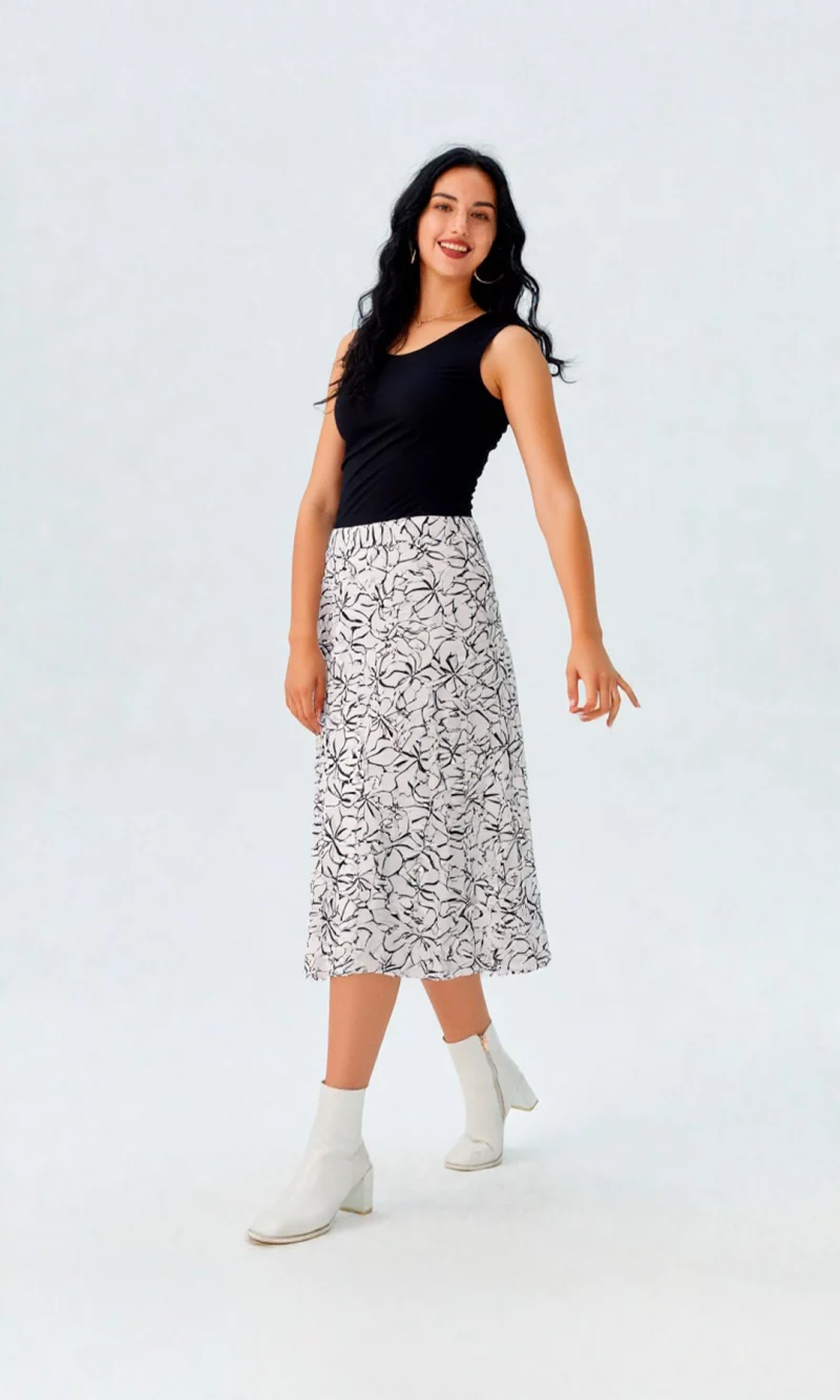 Falda mujer estampada - Imagen 2