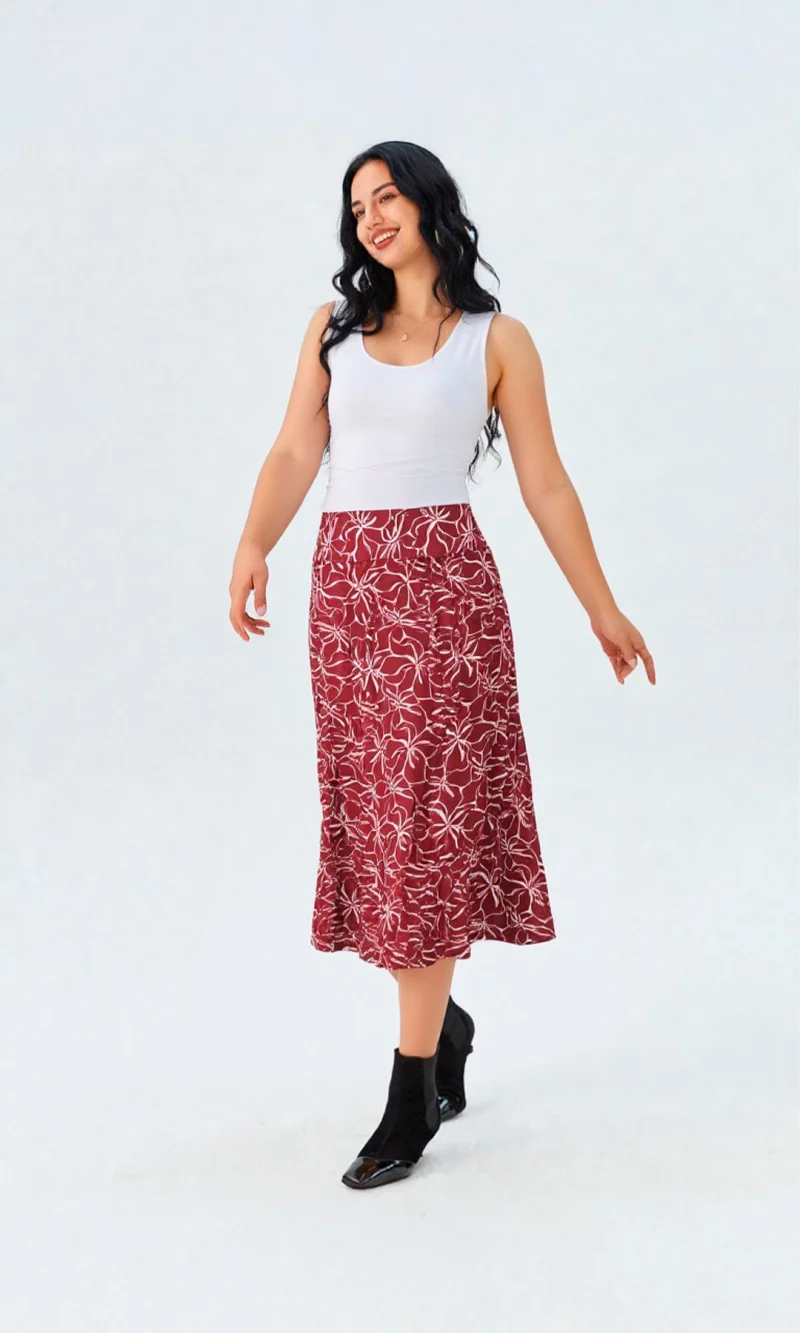 Falda mujer estampada - Imagen 6