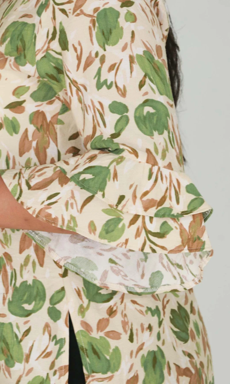 Blusa mujer manga 3/4 estampada - Imagen 7