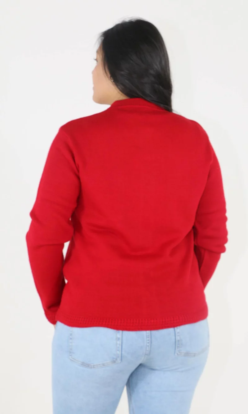 Saco mujer manga larga unicolor - Imagen 5