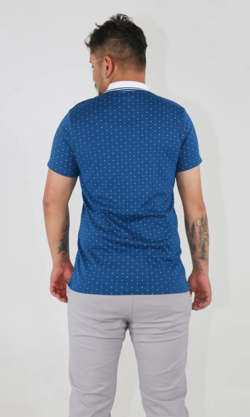Polo hombre manga corta estampada - Imagen 6