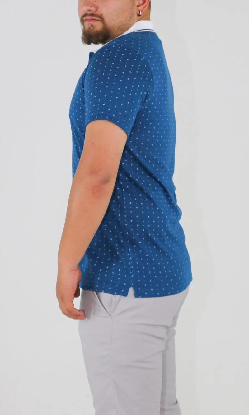 Polo hombre manga corta estampada - Imagen 5