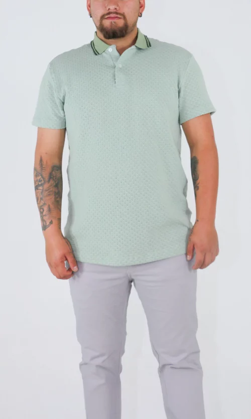 Polo hombre unicolor