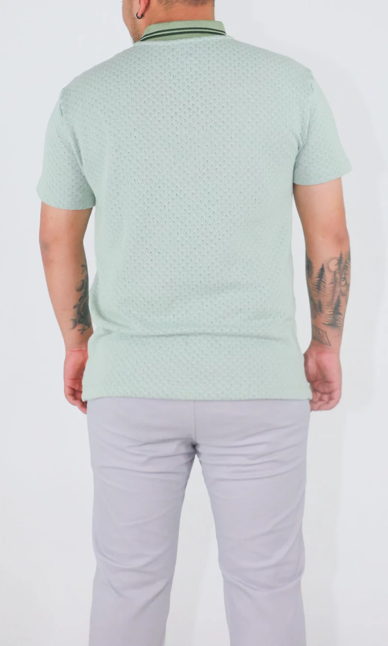 Polo hombre unicolor - Imagen 3