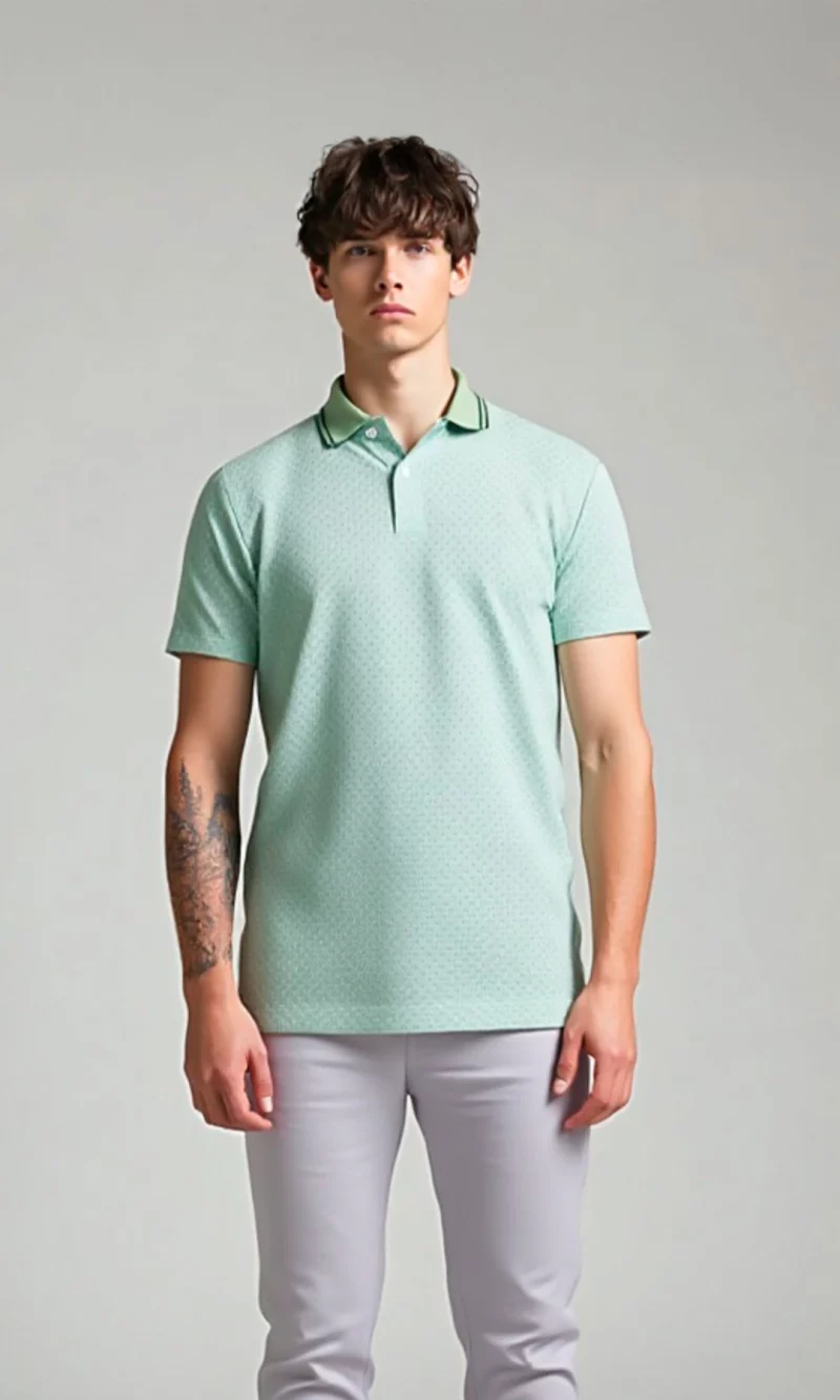 Polo hombre unicolor
