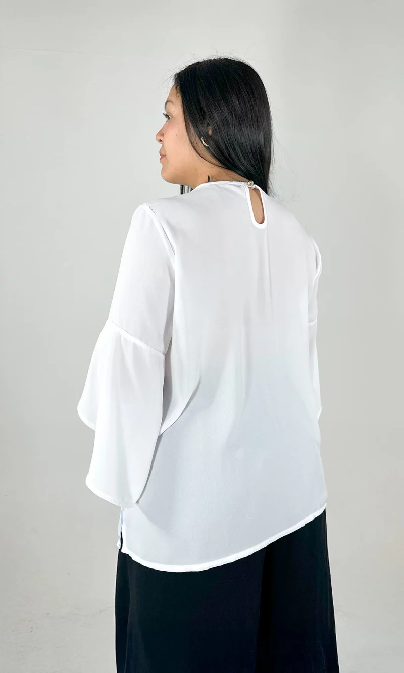 Blusa mujer manga 3/4 estampada - Imagen 3