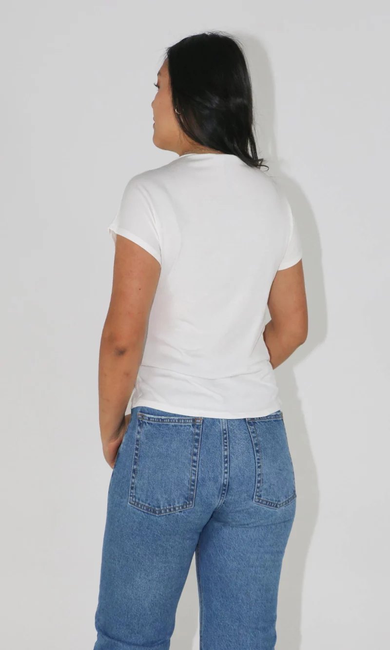 Camiseta mujer manga corta estampada - Imagen 8