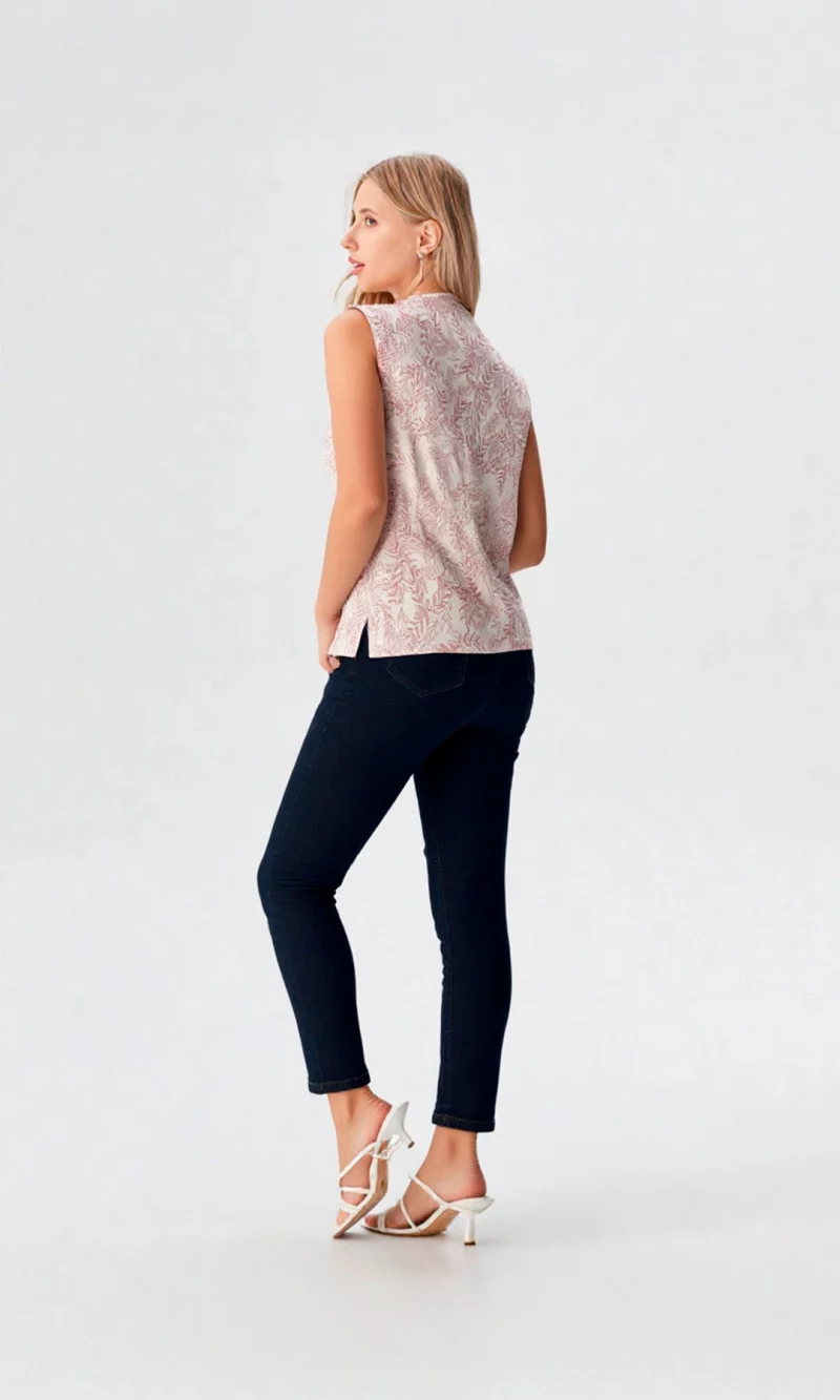 Blusa mujer manga sisa estampada - Imagen 6