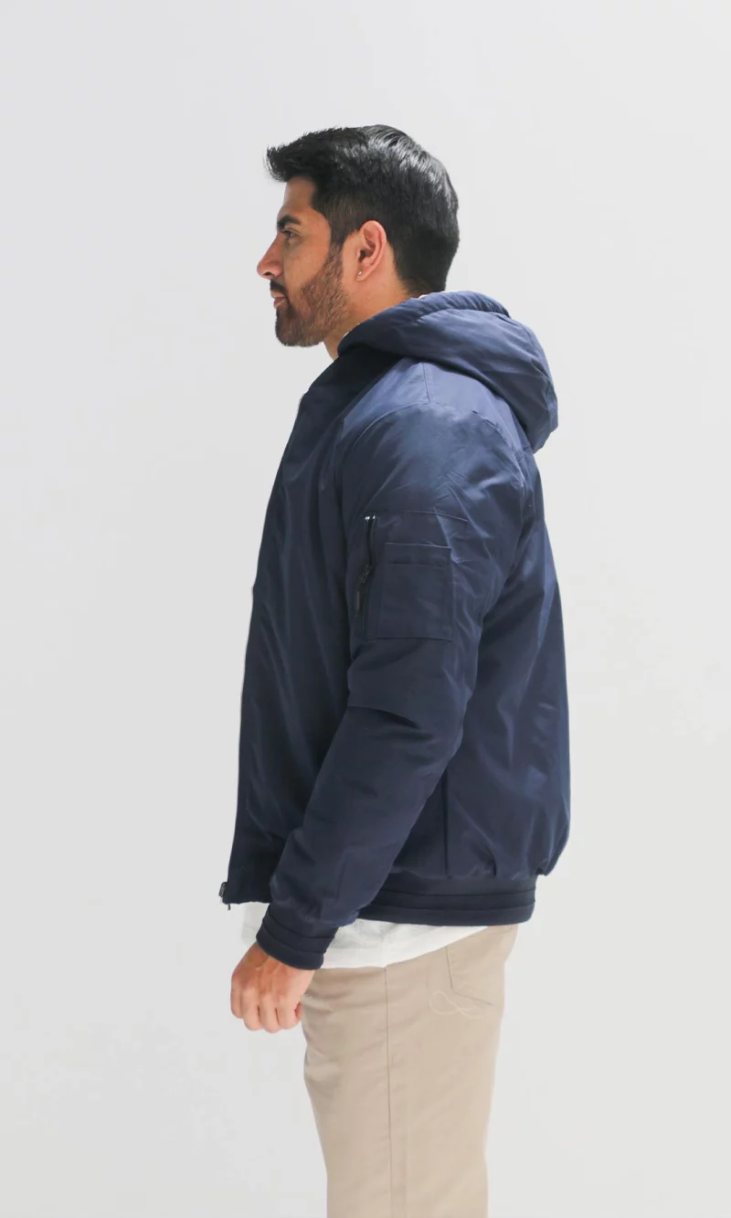 Chaqueta hombre unicolor doble faz - Imagen 3
