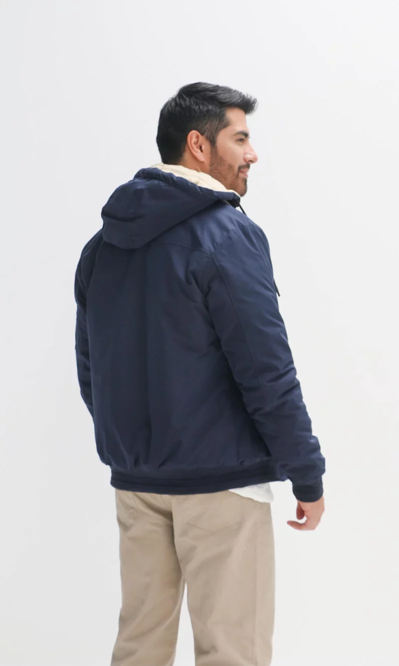 Chaqueta hombre unicolor doble faz - Imagen 4