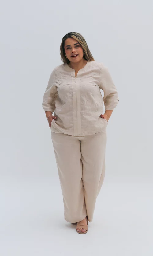 Pantalón mujer unicolor