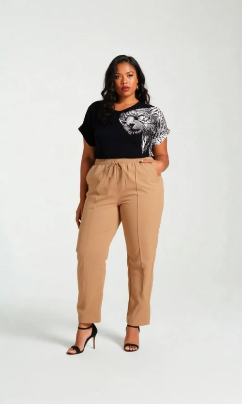 Pantalón mujer unicolor
