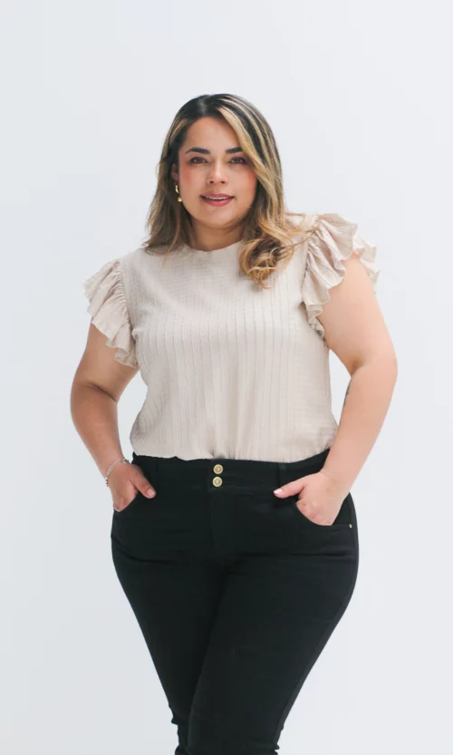 Camiseta mujer unicolor