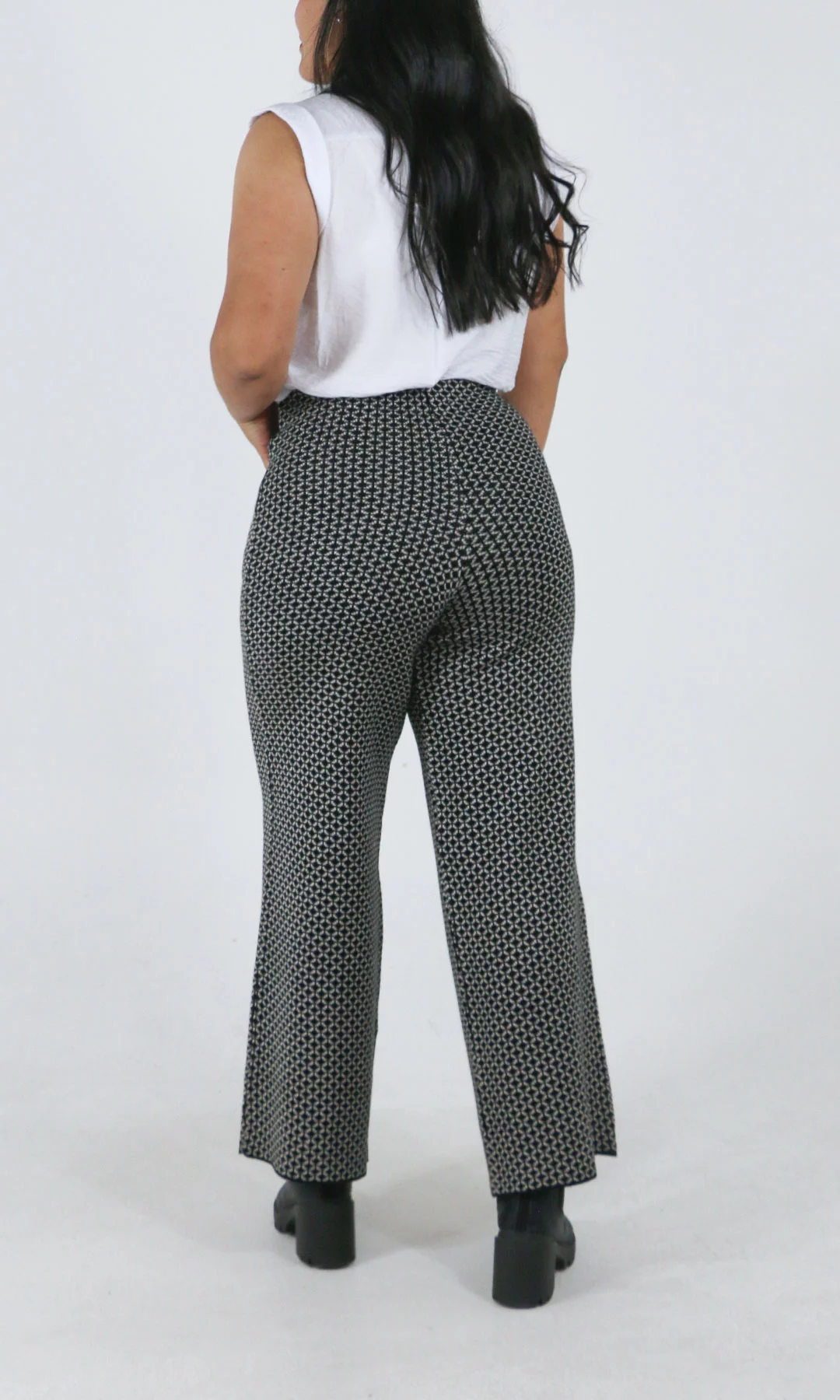 Pantalón mujer unicolor - Imagen 4