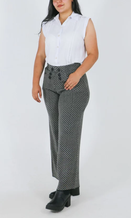 Pantalón mujer unicolor
