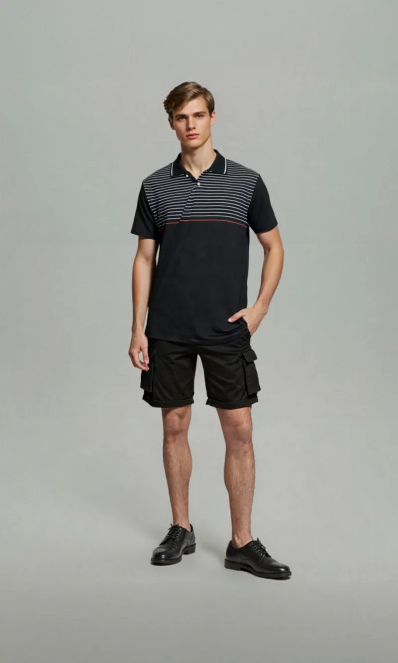 Polo hombre rayas - Imagen 2