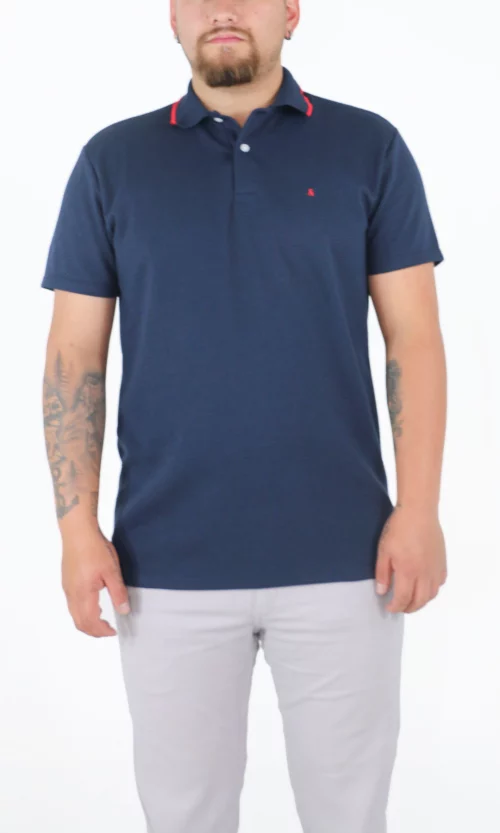 Polo hombre unicolor