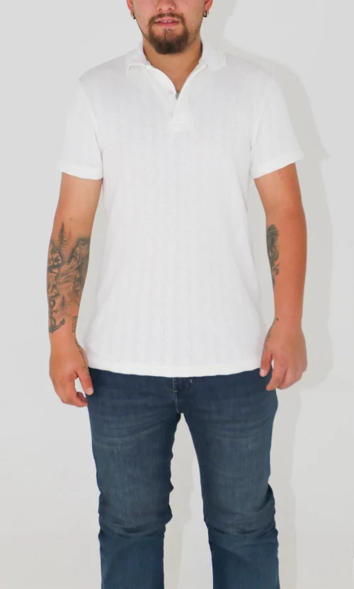 Polo hombre unicolor
