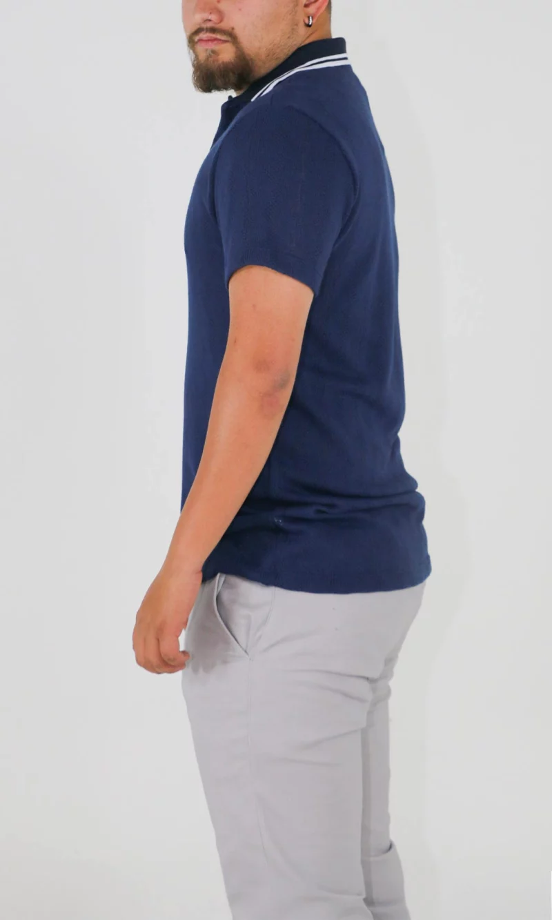 Polo hombre unicolor - Imagen 5