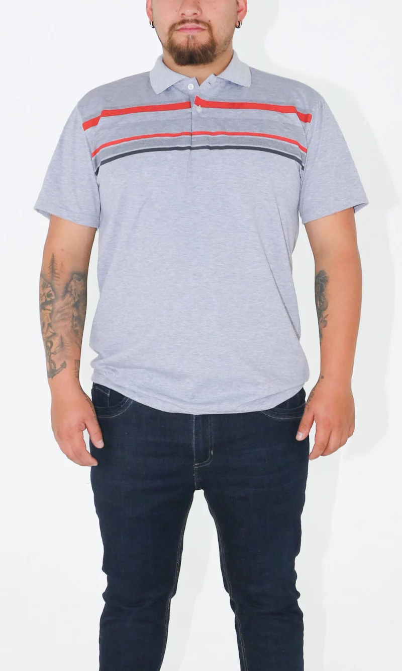 Polo hombre unicolor