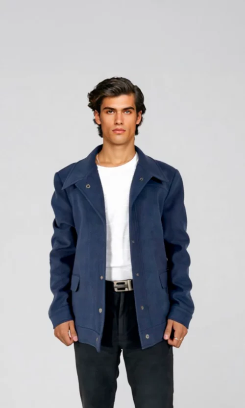 Chaqueta hombre unicolor