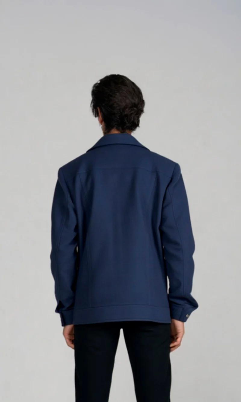 Chaqueta hombre unicolor - Imagen 3