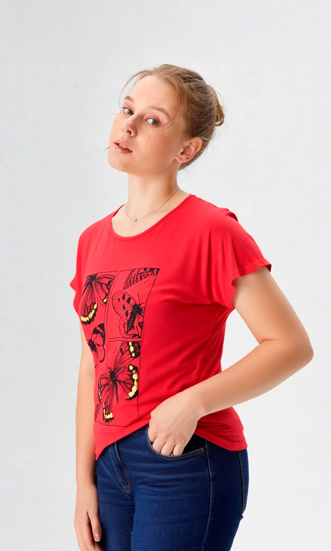 Camiseta mujer manga corta estampada - Imagen 7