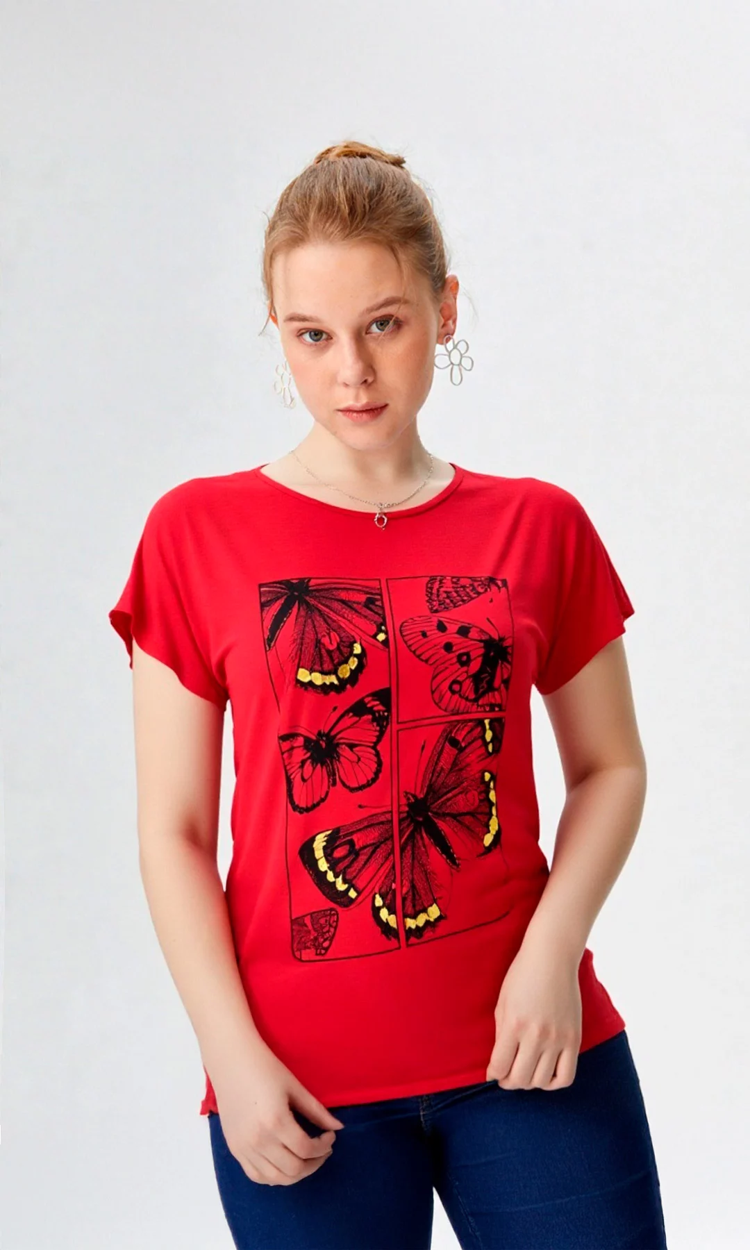 Camiseta mujer manga corta estampada - Imagen 8