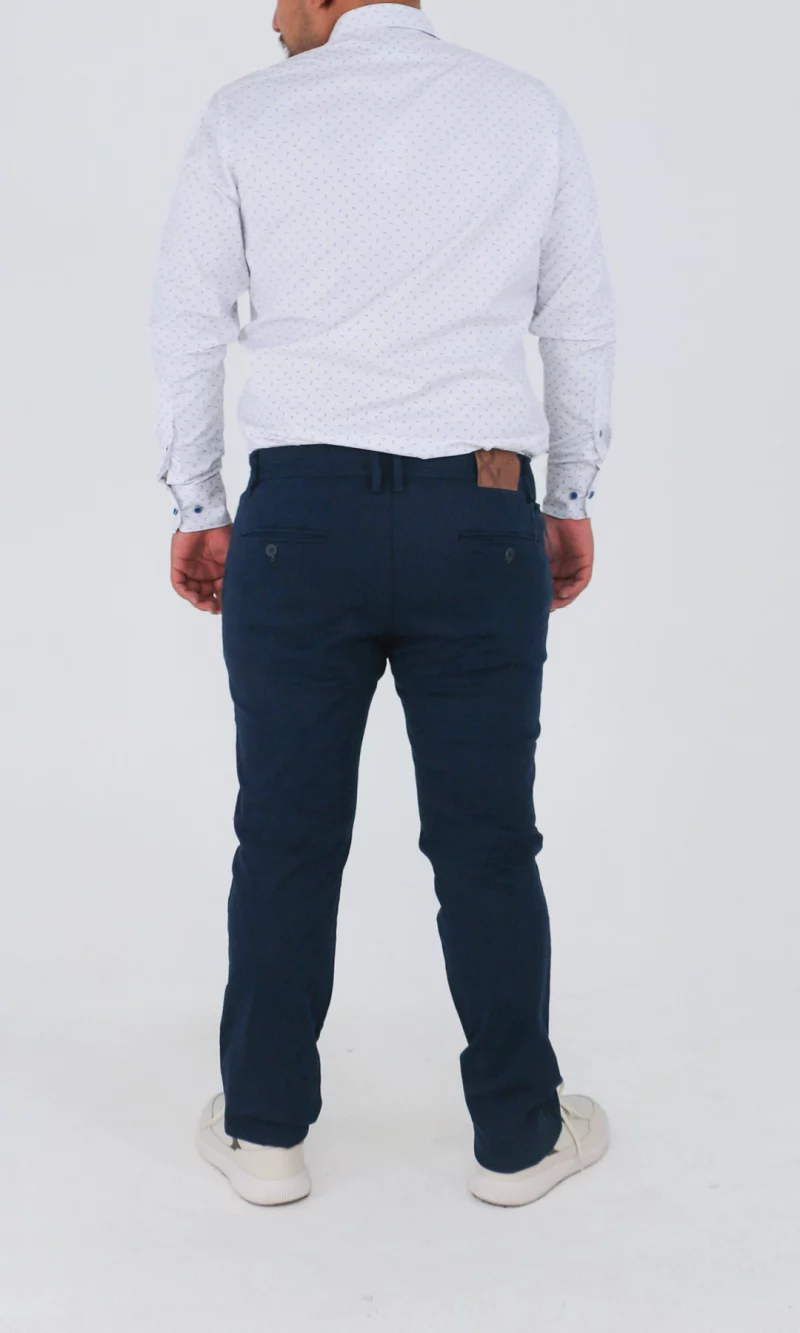 Pantalón hombre unicolor - Imagen 3