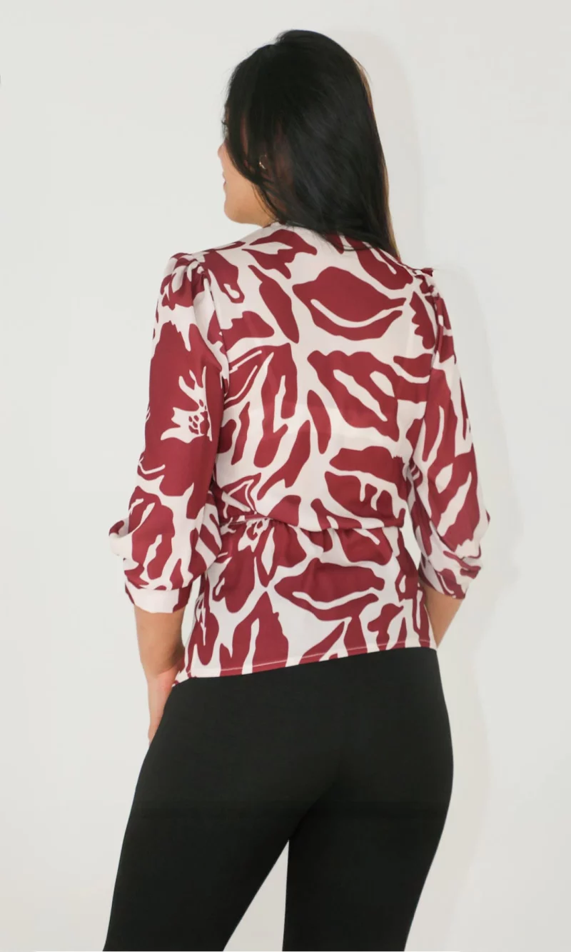 Blusa mujer manga larga estampada - Imagen 6