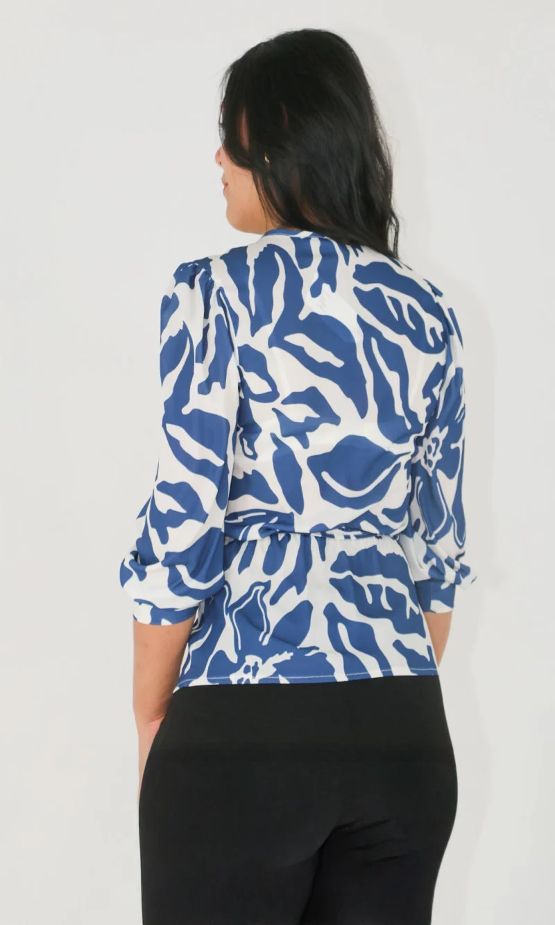 Blusa mujer manga larga estampada - Imagen 3