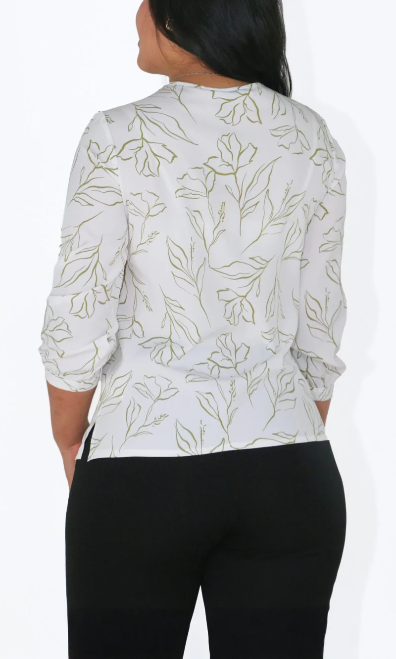 Blusa mujer manga 3/4 estampada - Imagen 7