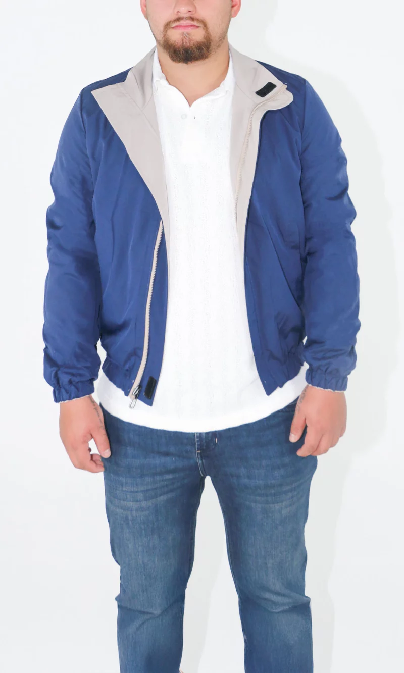 Chaqueta hombre unicolor - Imagen 4