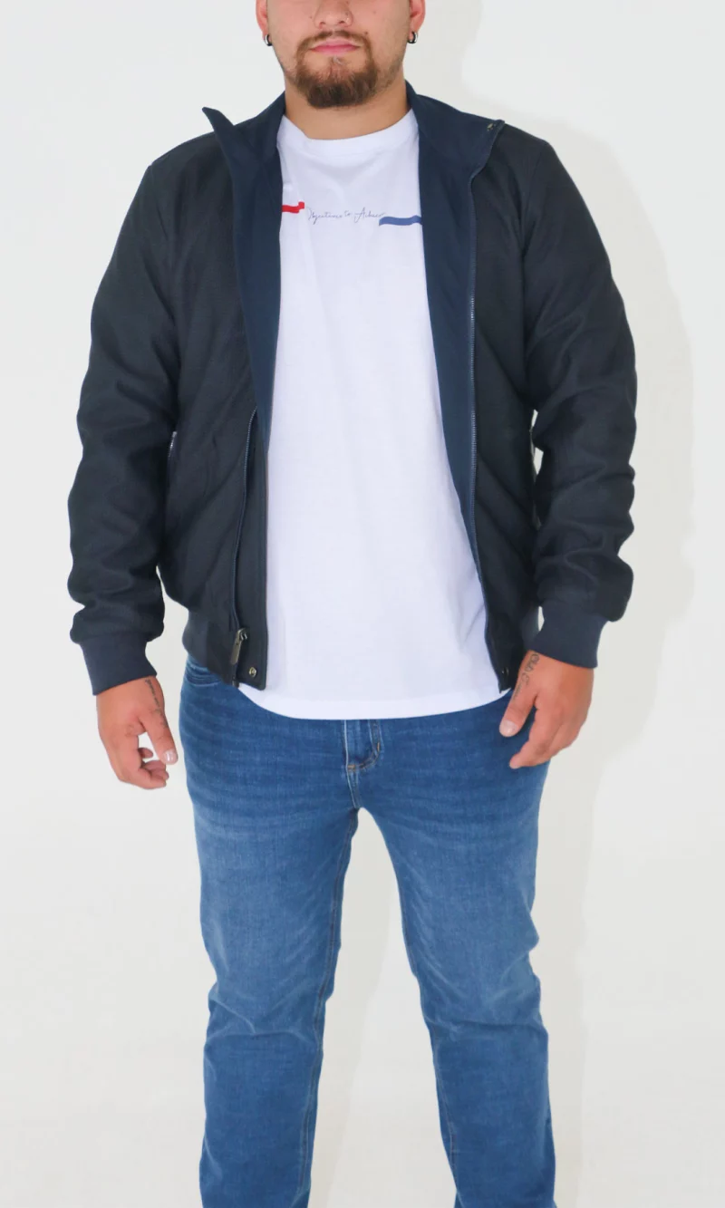 Chaqueta hombre unicolor