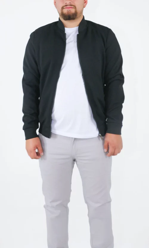 Chaqueta hombre unicolor