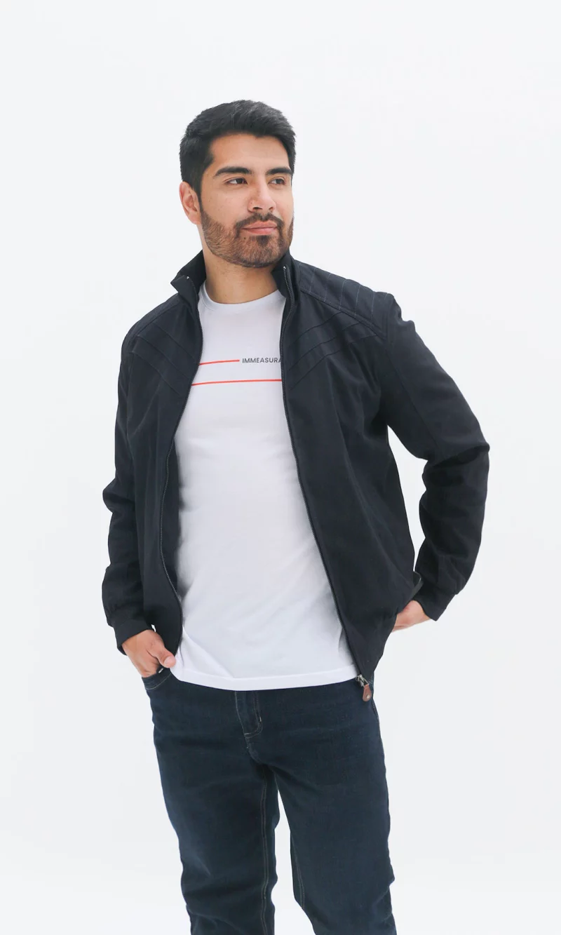 Chaqueta hombre unicolor - Imagen 7