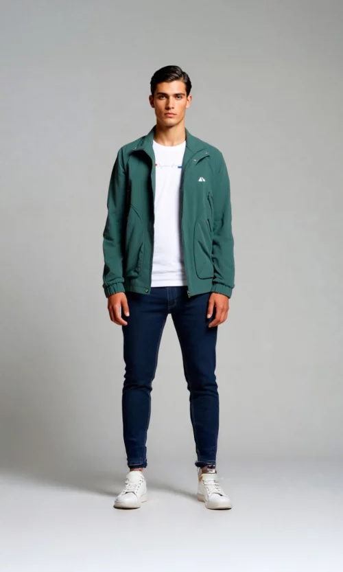 Chaqueta hombre unicolor