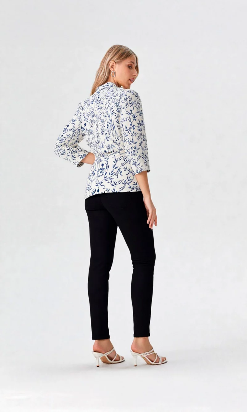 Blusa mujer manga 3/4 estampada - Imagen 6