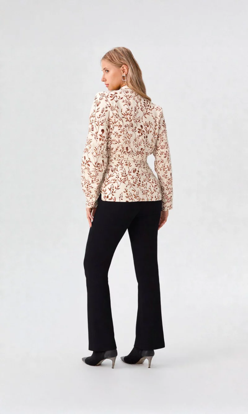 Blusa mujer manga 3/4 estampada - Imagen 3