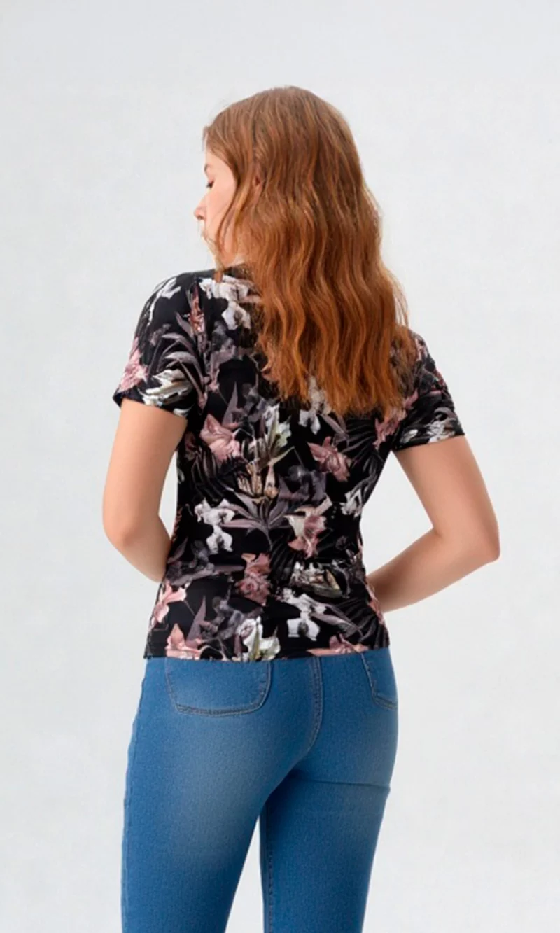 Camiseta mujer manga corta estampada - Imagen 6