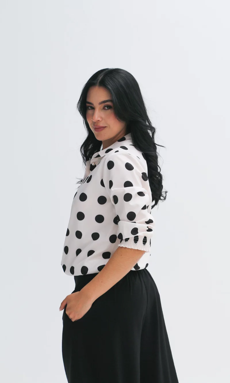 Blusa mujer manga 3/4 pepas - Imagen 2