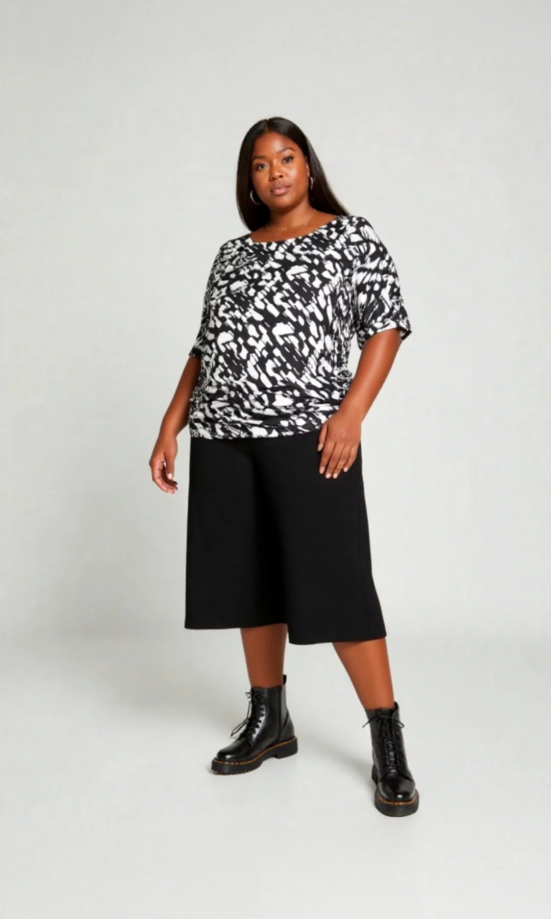 Camiseta mujer manga corta estampada - Imagen 2