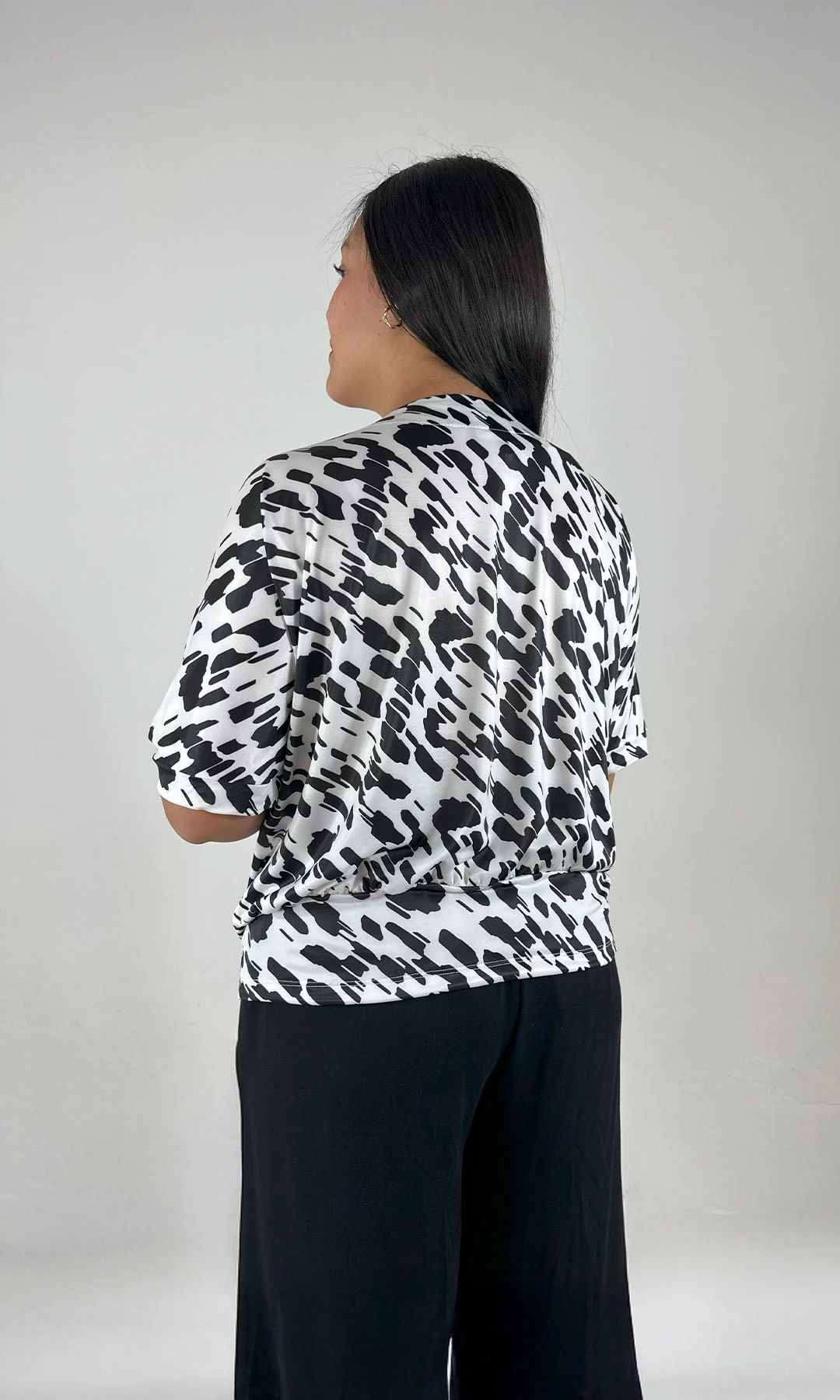 Camiseta mujer manga corta estampada - Imagen 3