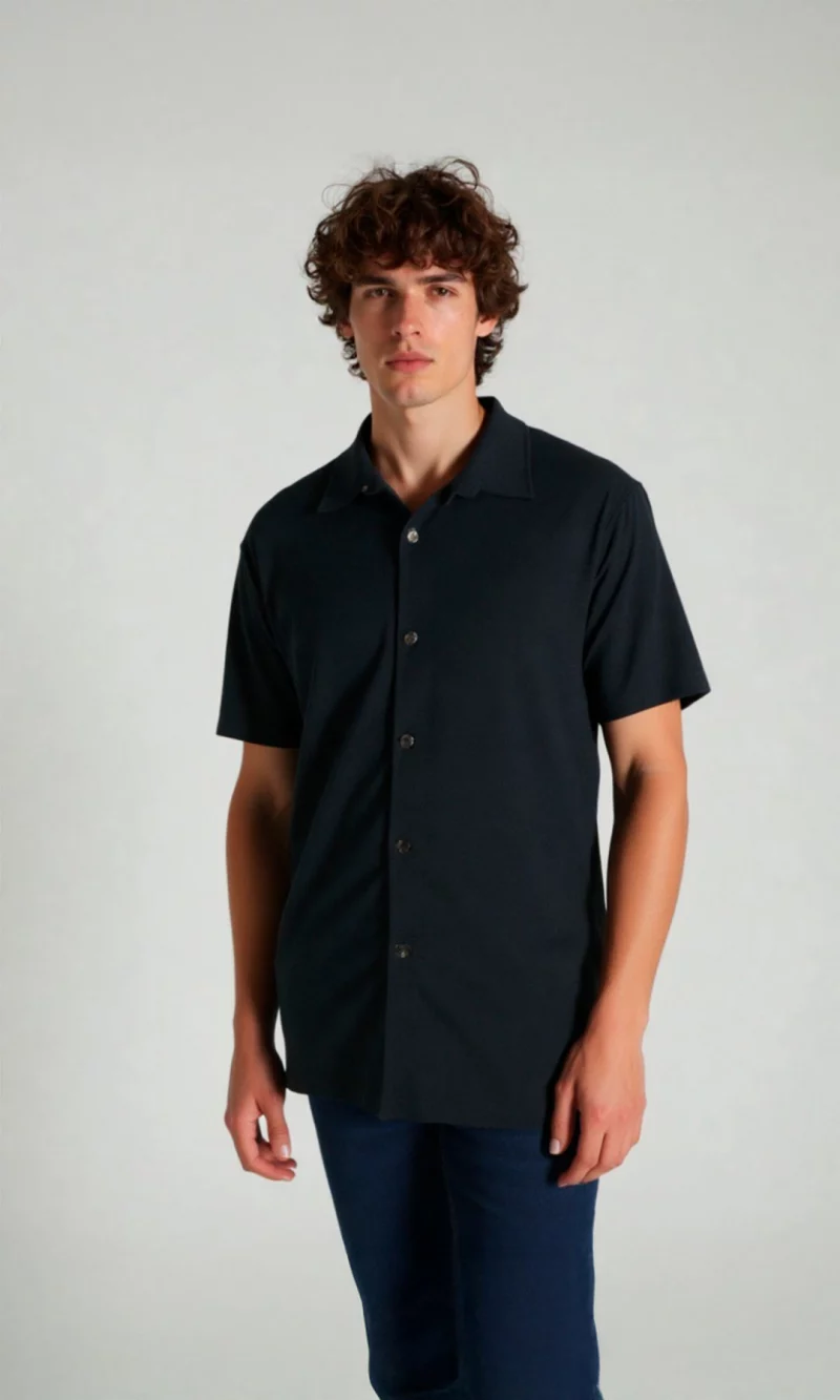 Polo hombre unicolor - Imagen 2