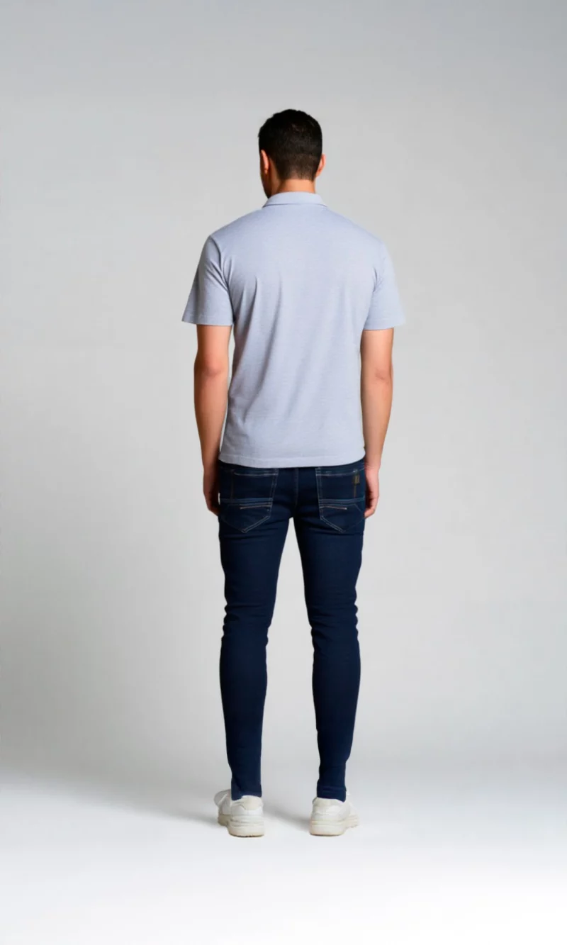 Polo hombre unicolor - Imagen 3