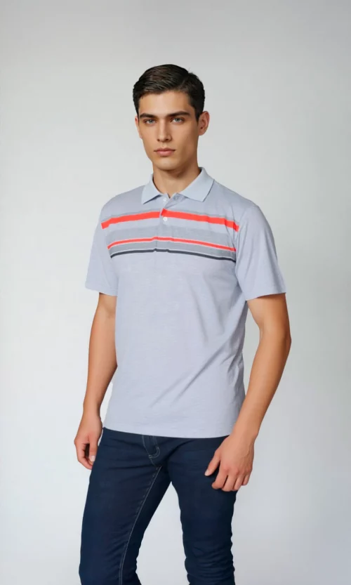 Polo hombre unicolor
